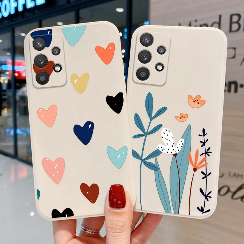 A51 Dành Cho Samsung A52 Dành Cho Samsung A32 A50 A72 A71 S21 Plus Cực S20 FE A12 A21S S22 cực A52S 5G A53 Bao Mềm Funda