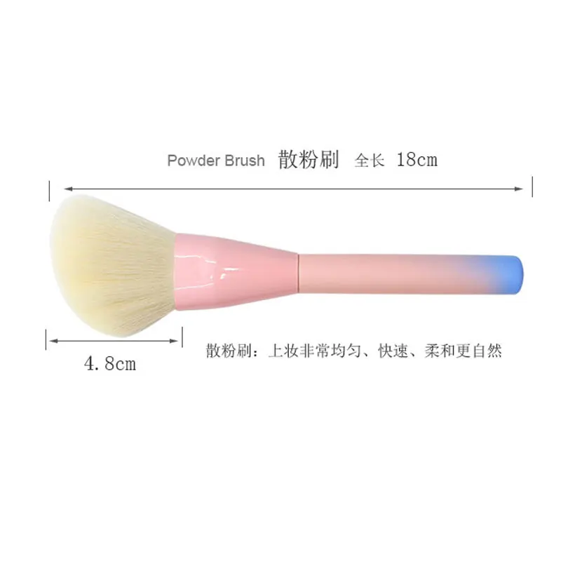 4pcs Cosmatic Makeup Brush Set Foundation Bb Cream Loose Power Blusher Eye Shadow Brush Face Powder Blush Cheek Tool Sale