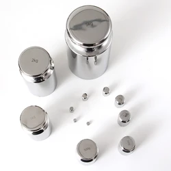 1g 2g 5g 10g 20g 50g 100g 200g 500g F1 M1 F2 Stainless steel Milligram Calibration Weight For Electric scale Balance Test