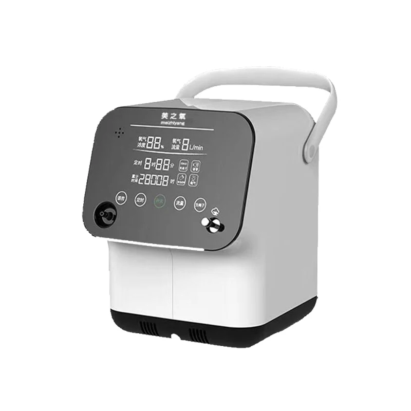 Household Oxygen Making Machine 220V 1-2L Flow Adjustable Elderly Ozone Generator Pregnant Portable Oxygen Machine