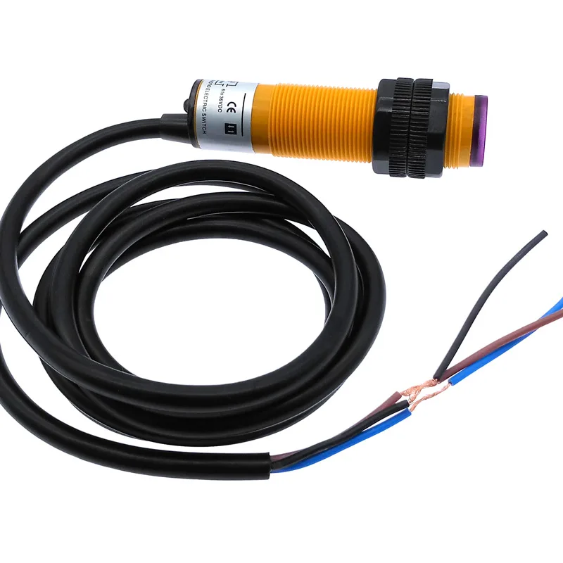 E3F-DS30C4 Proximity Switch Photoelectric Sensor Switch NPN PNP 30Cm Rentang Deteksi Adjustable E3F-DS30P1/P2/B2
