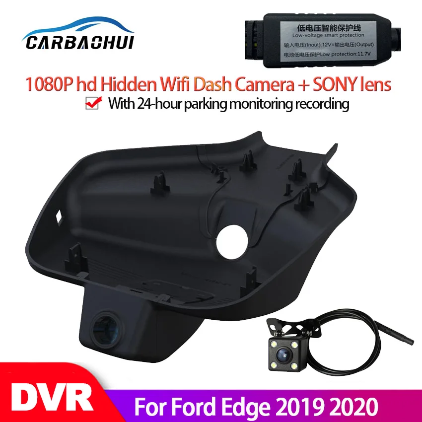 

Car DVR Wifi Dash Cam Camera Video Recorder For Ford Edge 2019 2020 high quality full hd HD 1080P hd Hidden Wifi Dash Camera