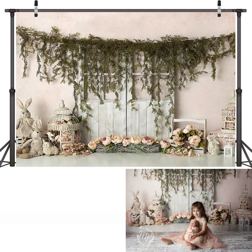 Ретро дверной тематический торт Smash фон для фотосессии цветы винтажный детский портретный фон для новорожденных на день рождения