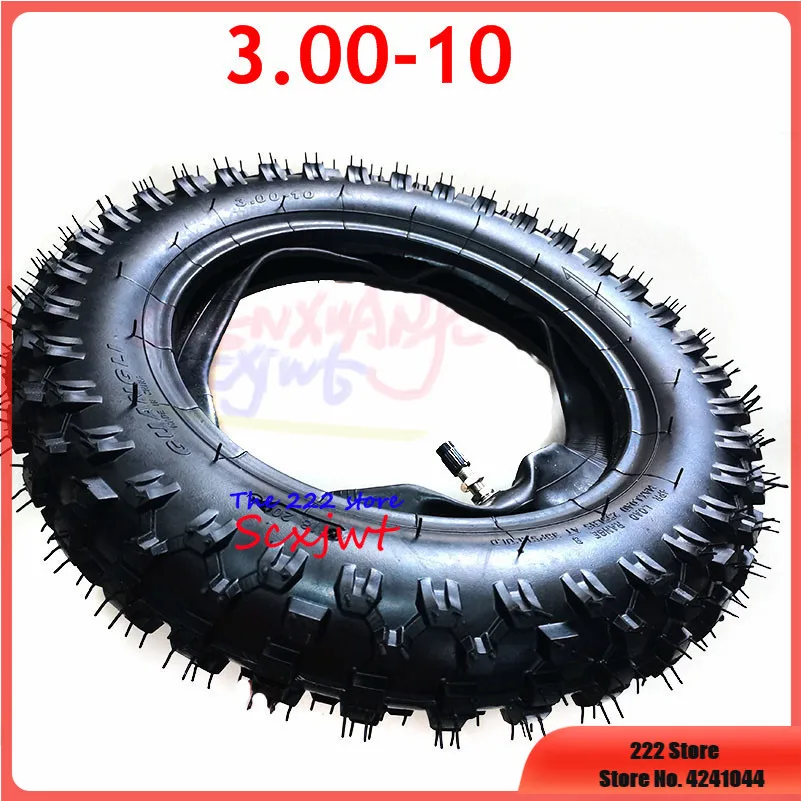 3.00-10 Rear Wheel Tire Outer Tyre 10 Inch Deep Teeth Dirt Pit Bike Off Road Motorcycle Use Guang Li CRF50 Apollo