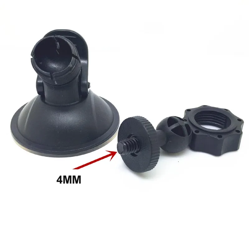 4mm Screw Head Vehicle Recorder Suction Cup Bracket Holder Universal Car Motor GPS Dvr DV Camera Monitor Stand Base Camera Mount