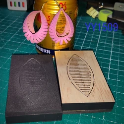 Creative earring cutter mold wood moldYY1509 wood die knife die is suitable for the market general manual knife die