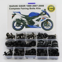 Fit For Suzuki GSXR 1000 GSX-R1000 2007 2008 Motorcycle Accessories Completed Body Full Fairing Bolts Kits Clips Screws Fastener