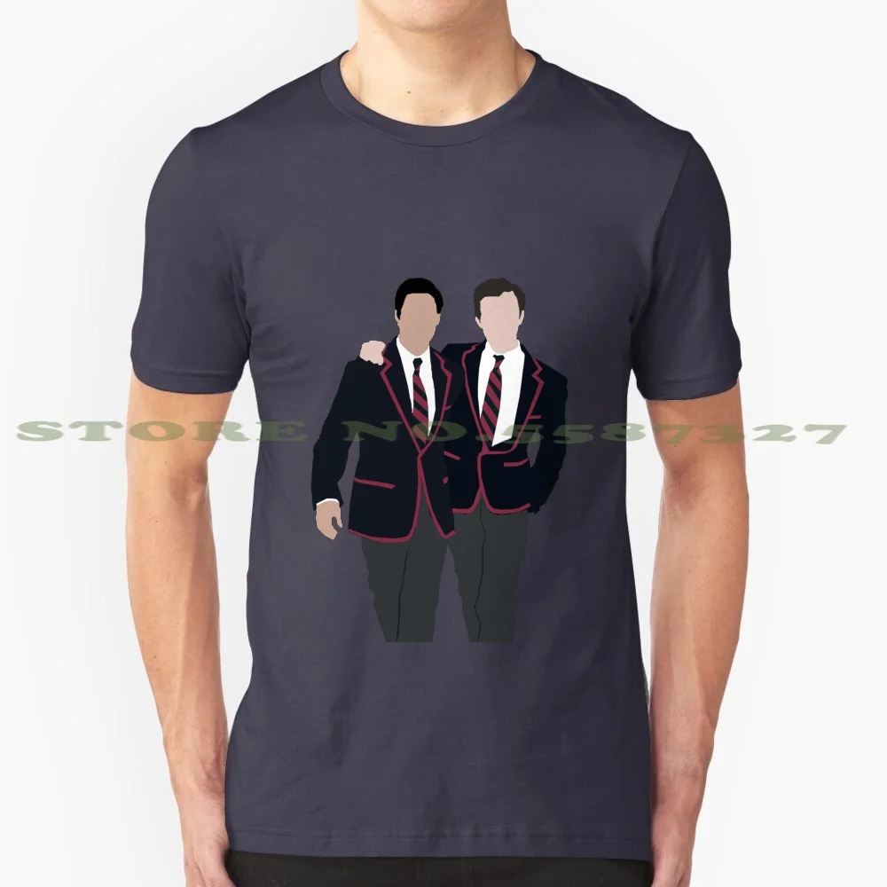 Klaine | Glee 100% Pure Cotton T-Shirt Klaine Kurt Blaine Anderson Otp Gay Lgbt Couple Goals Love Glee Tv Series Tv Show Comedy