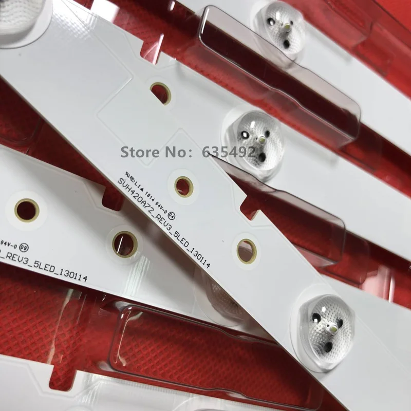 5set= 45pieces LED Backlight strip SVH420A72_REV3-5LED-130114 For LED42K30JD LED42EC290N  LED42K260JD LED42EC260JD