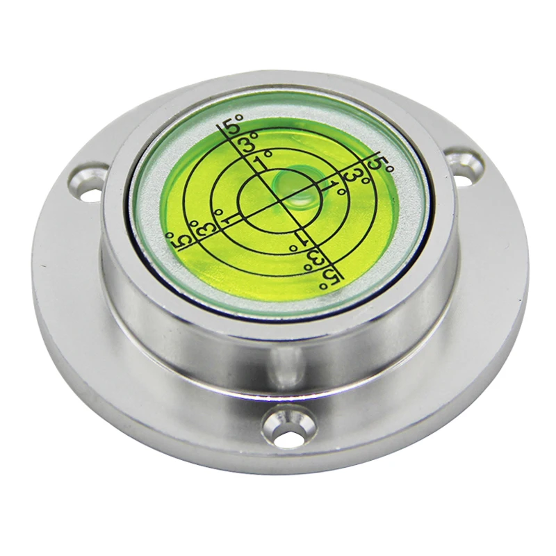 Magnetic level bubble metal flange level bubble high precision level50*35*12mm