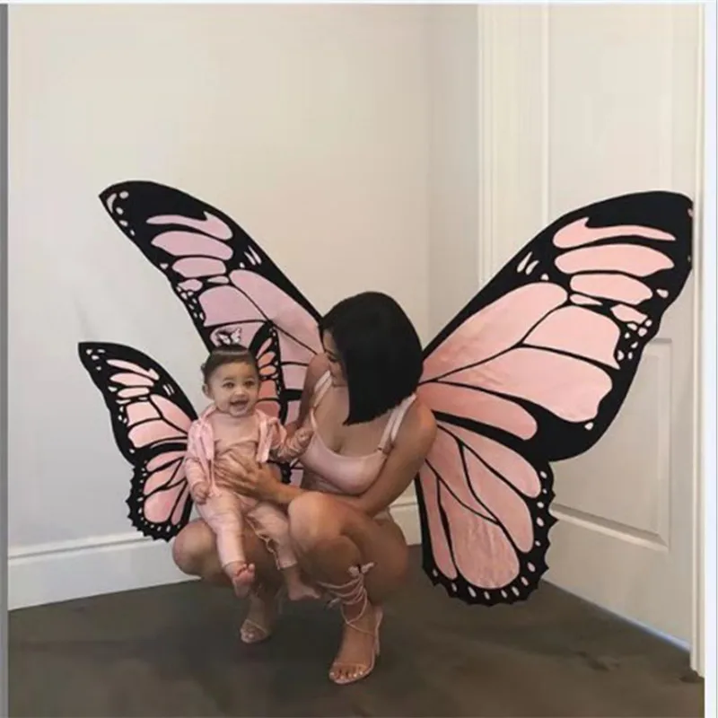 2020 New Halloween Cosplay Butterfly Wing Fairy Costumes Mothers Kids Matching Elves Princess Attractive Holiday Fashion Costume