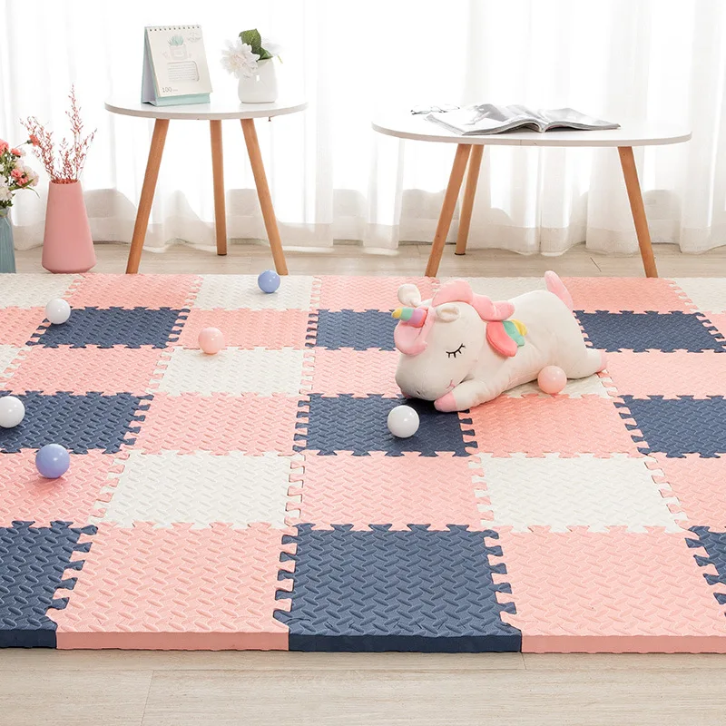 

2.5cm Thick Mats for Kids Children's Foam Floor Children's Stitching Crawling Climbing Home Bedroom Living Room Tatami Play Mats