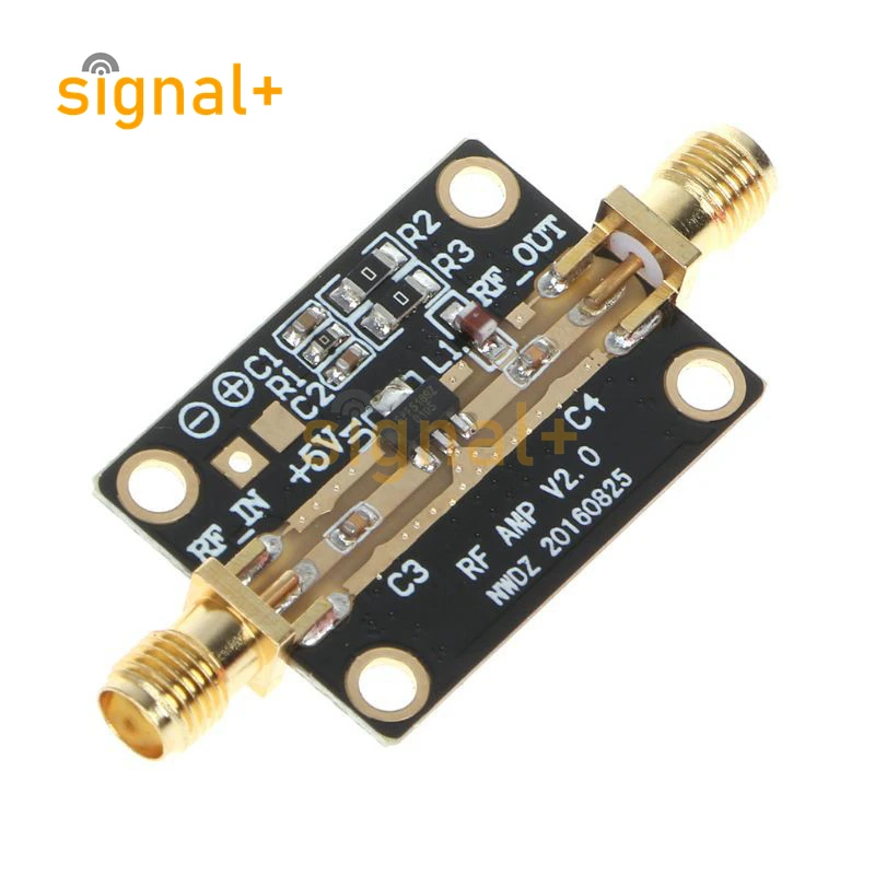 Low Noise Amplifier LNA 0.05-4GHz NF=0.6dB RF FM HF VHF / UHF Ham Radio high linearity low noise amplifier Modules