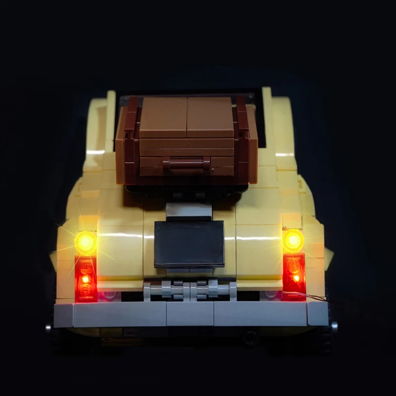 LED Light Set For 10271 Fiat 500 Car WIth Battery Box Building Blocks (NOT Include The Model Bricks)