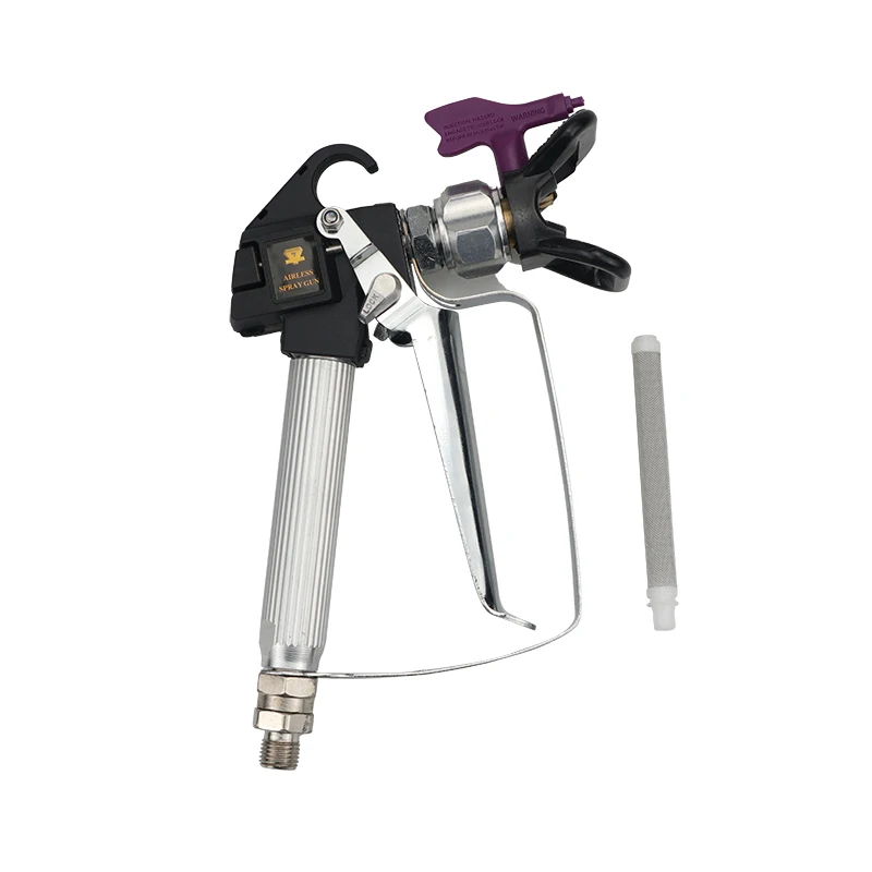 High Pressure Airless Paint Oxidation Aluminum Spray Gun With 517 Spray Tip Nozzle Guard For Wagner Titan Spraying Machine