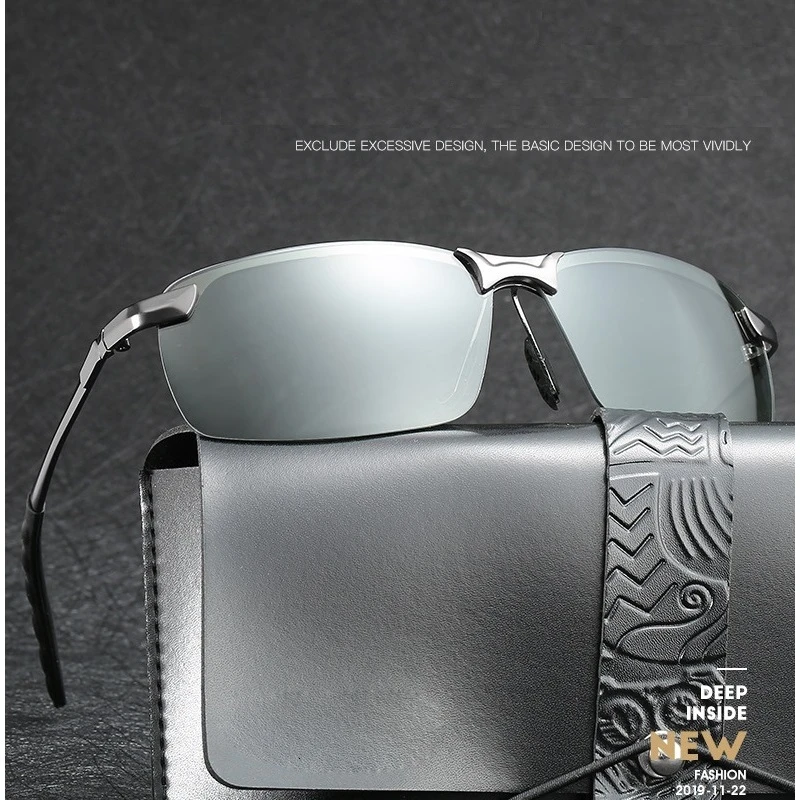 Photochromic Sunglasses Men Polarized Driving Chameleon Glasses Male Change Color Sun Glasses Day Night Vision Driver Goggles