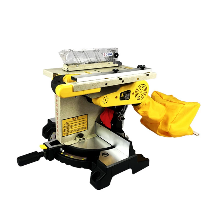 10 Inch Miter Saw Multi-Function Compound Dust-Free Saw Table Saw 45 Degree Electric Woodworking Cutting Machine Cbmts255C