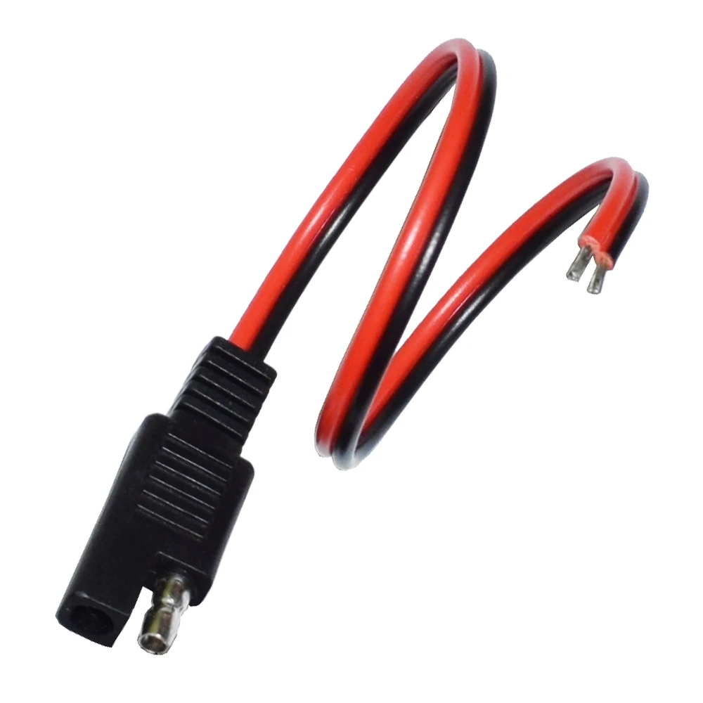 5 PCS SAE Power Automotive Extension Cable 18AWG 30CM 2 Pin with SAE Connector Cable Quick Disconnect Extension Cable