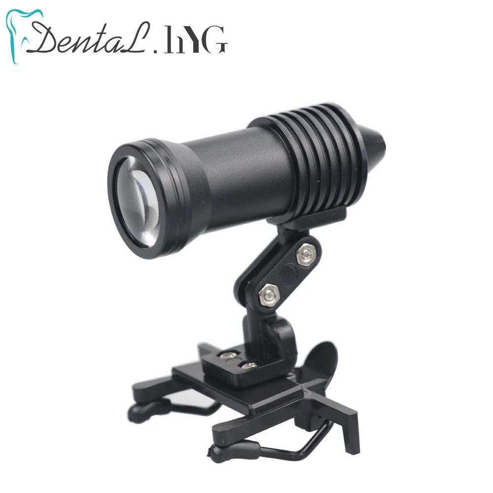 Faro delantero de 5W con Clip para gafas, lupa Dental, lupa Dental para laboratorio médico