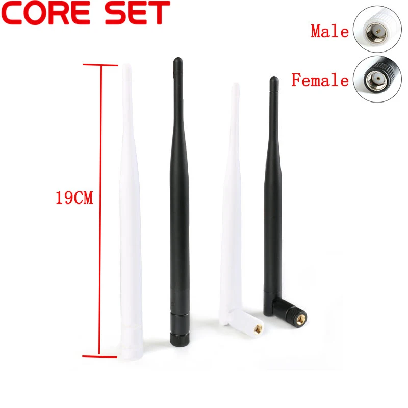 2.4GHz 6dBi Omni WIFI antena 2.4G antena RP-SMA Bluetooty mężczyzna kobieta złącze routera bezprzewodowego IEEE WLAN/WiMAX/MIMO