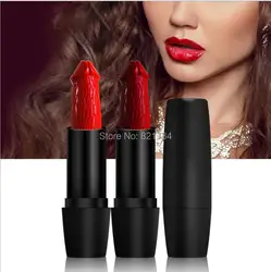 Creative styling Penis Shape makeup lipstick new mushroom head matte handmade lip stick 3.8g