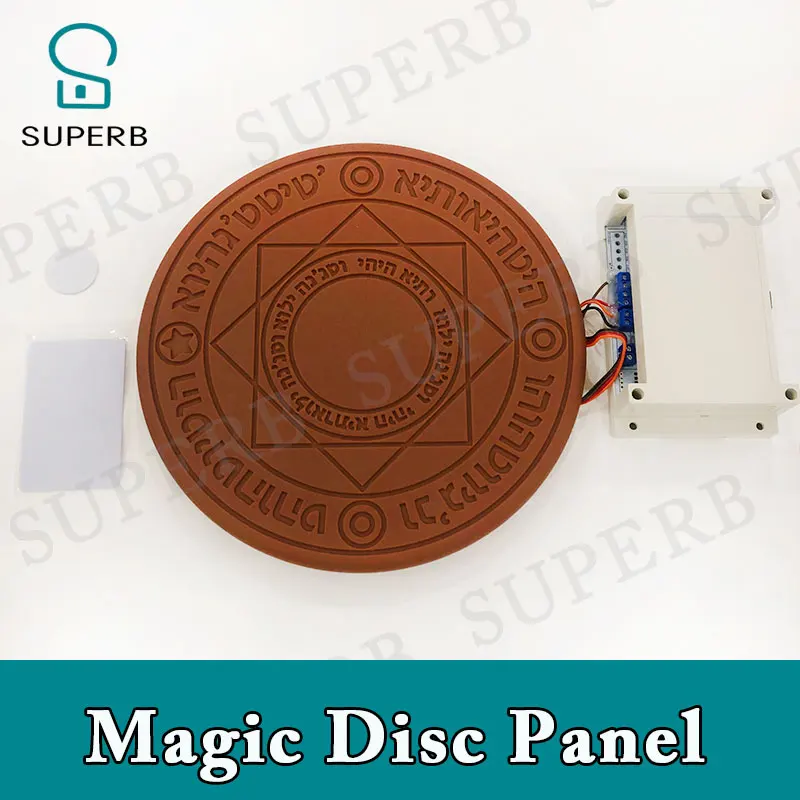 Superb room escape prop Magic disc panel put RFID card to light on the magic panel for escape game IC card prop escape RFID prop