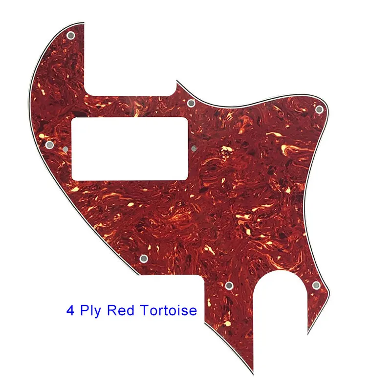 Pleroo Guitar Parts - For US Telecaster Tele PAF Humbucker Pickups Guitar Pickguard Scratch Plate Tele Conversion With 7 Screws