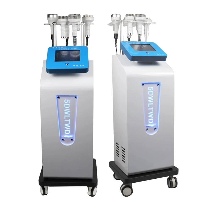 5D 80k Cavitation 6in1 Vacuum body Shaping Slimming machine fat blasting Liposuction DDS Roller Massage Lifting Machine