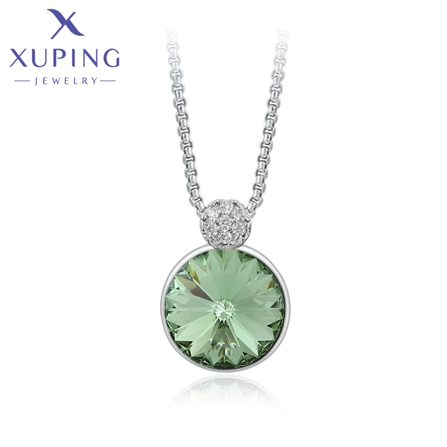 Xuping Jewelry Fashion New Crystals Pendant Necklaces for Women Brithday Gift 610426191