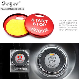 Araba sticker nissan qashqai juke x-trail t32 tiida başladıktan sonra otomatik durdurma düğmesi motor, o-ring kapak deliği tarzı araba En çok satılan 12, tiida çerçeveleri-no. 6