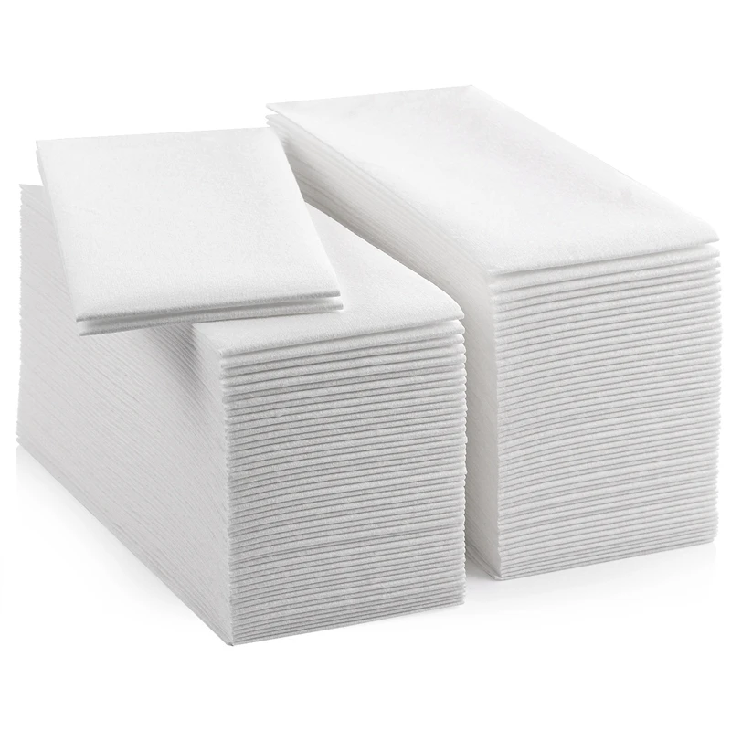 100pcs/50pcs Disposable Napkin Guest Towels Linen Feel Napkins white  Airlaid Paper Napkins for Christmas Weddings Party