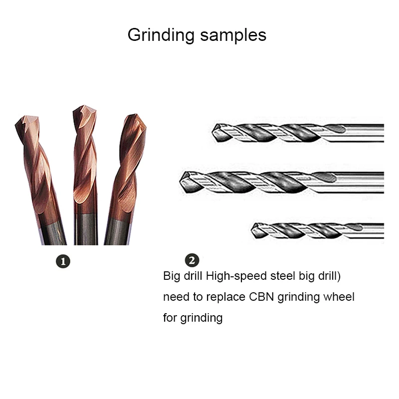 GD-30 Portable large drill bit grinder high speed steel twist drill bit sharpener with grinding wheel