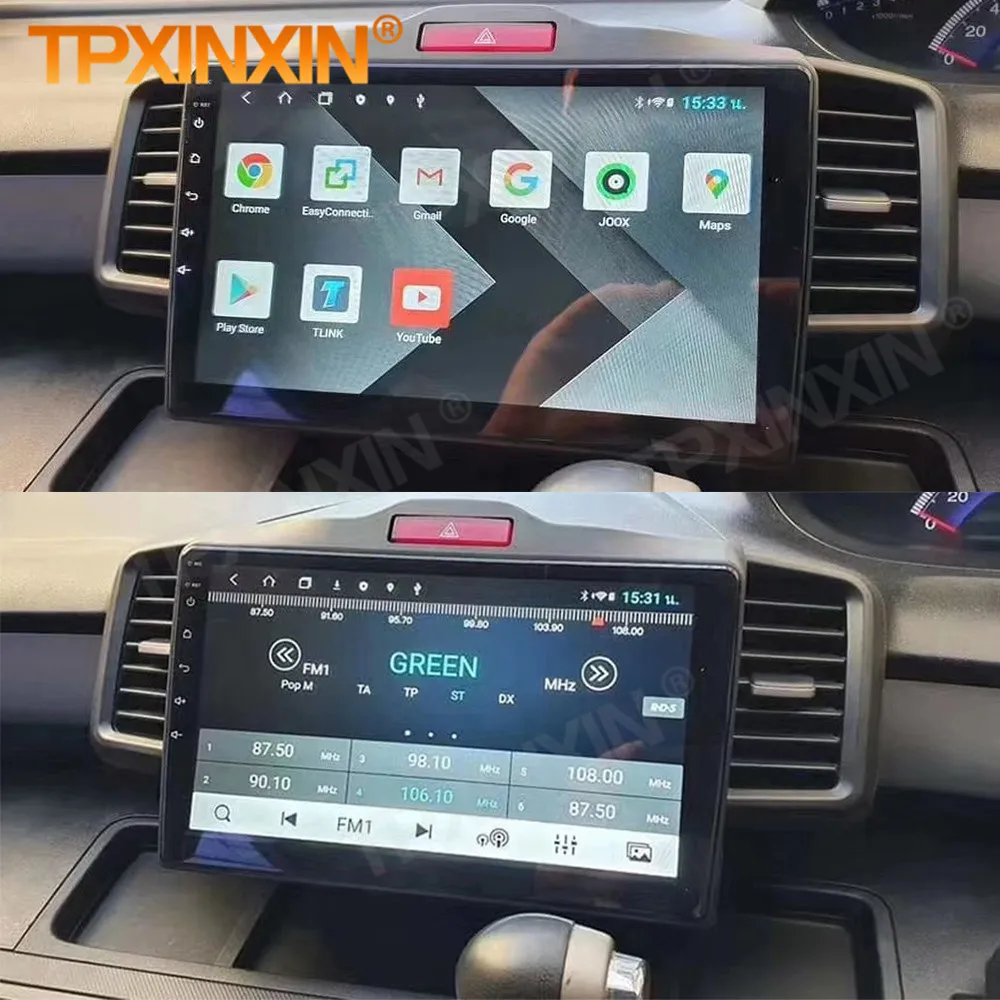 Carplay Android Radio Receiver Multimedia For Honda Freed MPV 2008 2009 2010 2011 2012 2013 2014 2015 GPS IPS Recorder Head Unit