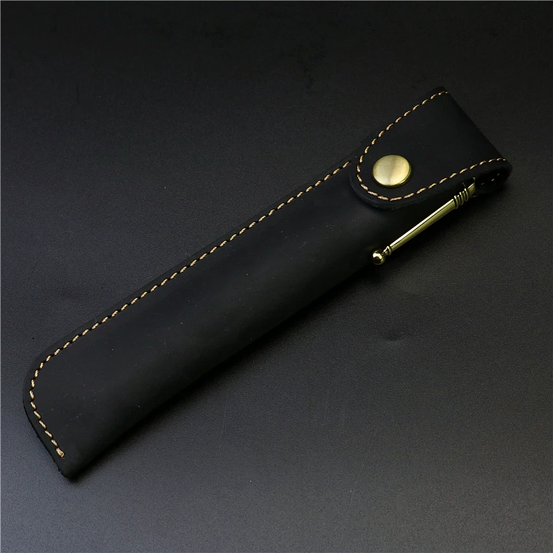 Personalized custom Fountain Pen Exquisite Leather Pen case Birthday gift high-end pen Luxury iridium nib without ink