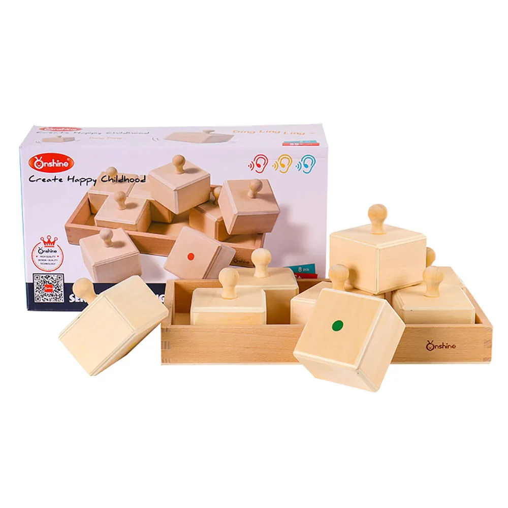 Montessori Sound Boxes Sensory Auditory Sense Teaching Materials