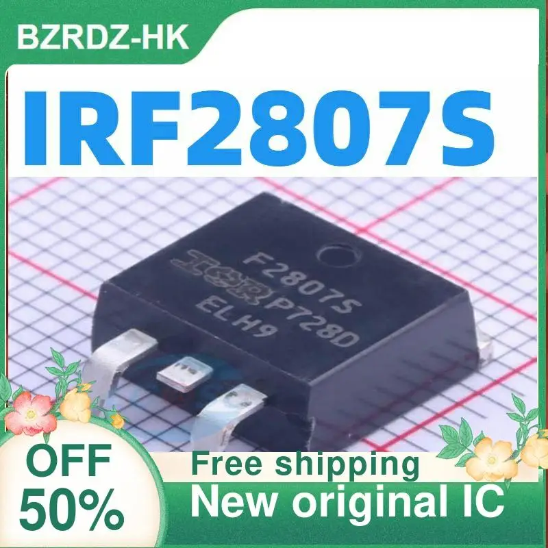 Piezas F2807S MOS IRF2807S TO-263 82A/75V, nuevo IC original, 10 Uds.