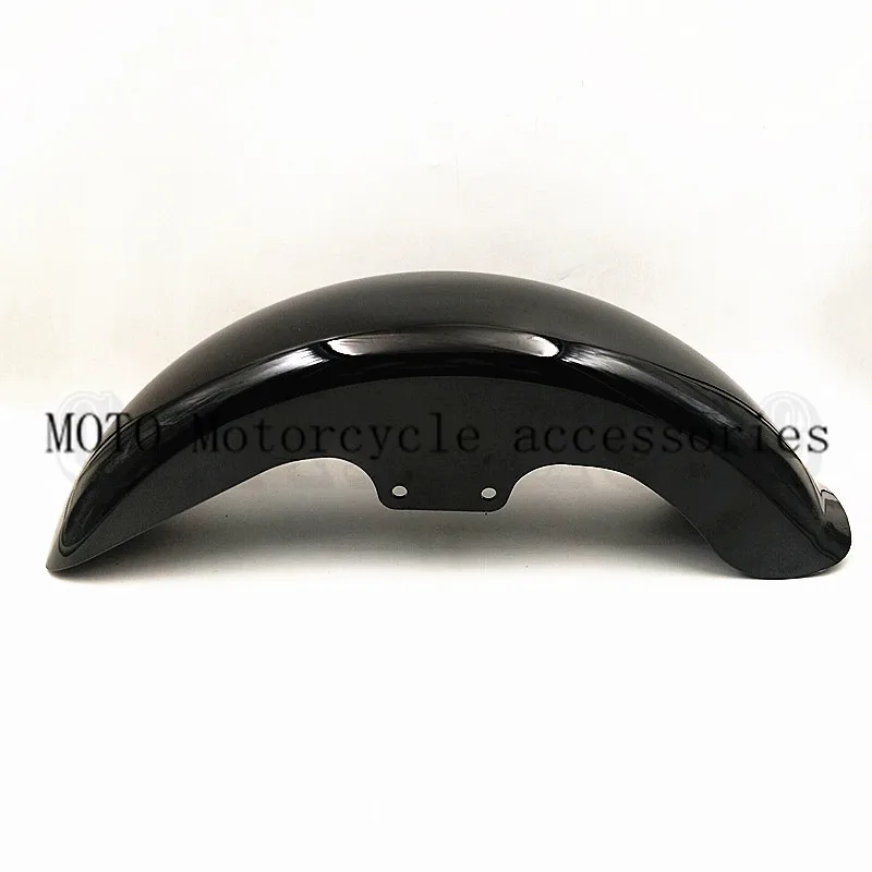 Motorcycle Front Fender Mudguards Cover Gloss Black ABS Plastic For Harley Softail Fat Boy FLSTFB FLSTF 2006-2015 2016 2017