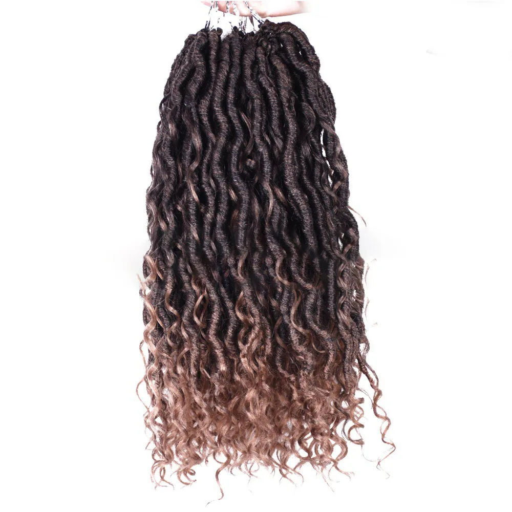 Sông Locs Tổng Hợp Áo Croptop Thắt Bím Tóc Nữ Thần Giả Locs Bện Tóc Niềm Đam Mê Xoắn Móng Gẩy Dày Tóc Cho Người Phụ Nữ Da Đen