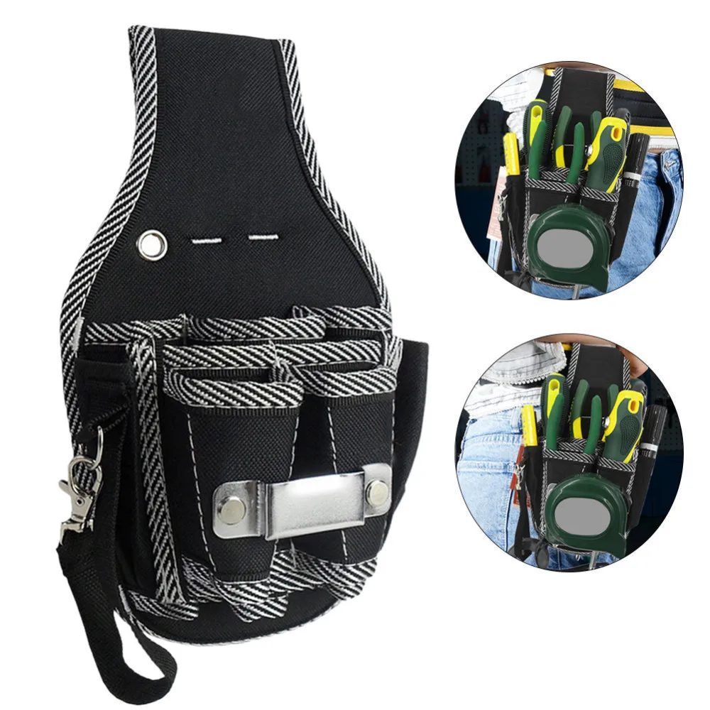 LAMEZIA 9 In 1 supporto per Kit di utilità per cintura per attrezzi di alta qualità 600D Kit di attrezzi In tessuto di Nylon borsa per tasca In vita per elettricista