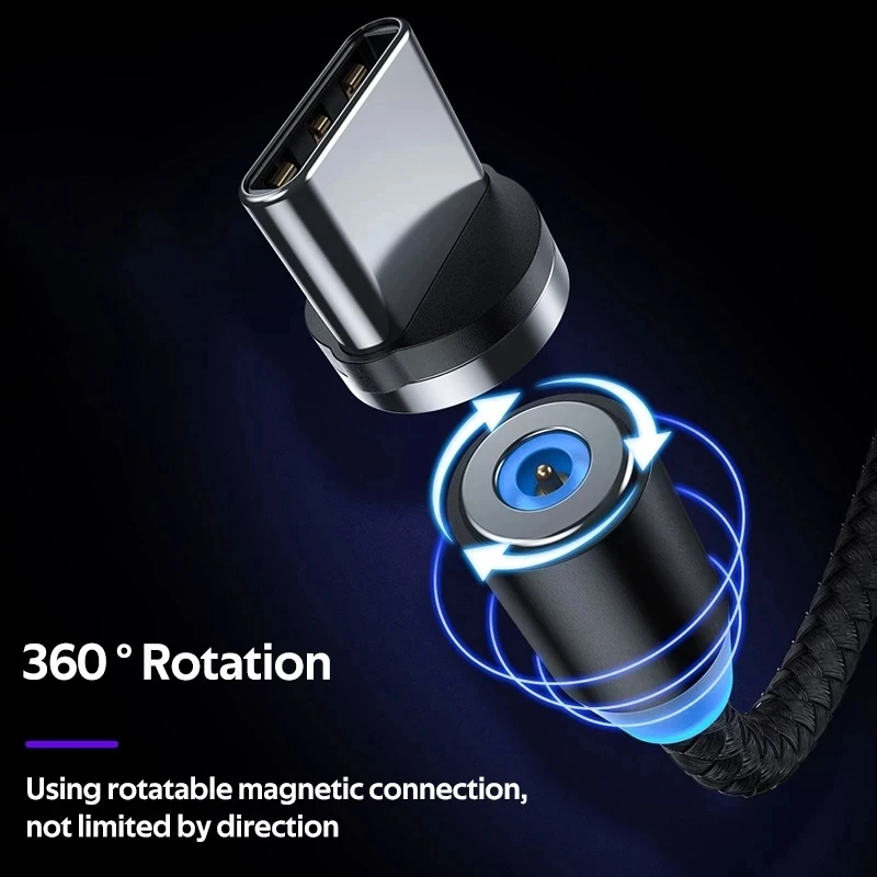 Universal Magnetic Cable Tips For Round Magnetic Cable Micro USB Type C Magnet Replacement Parts Mobile Phone Dust Plug Adapter