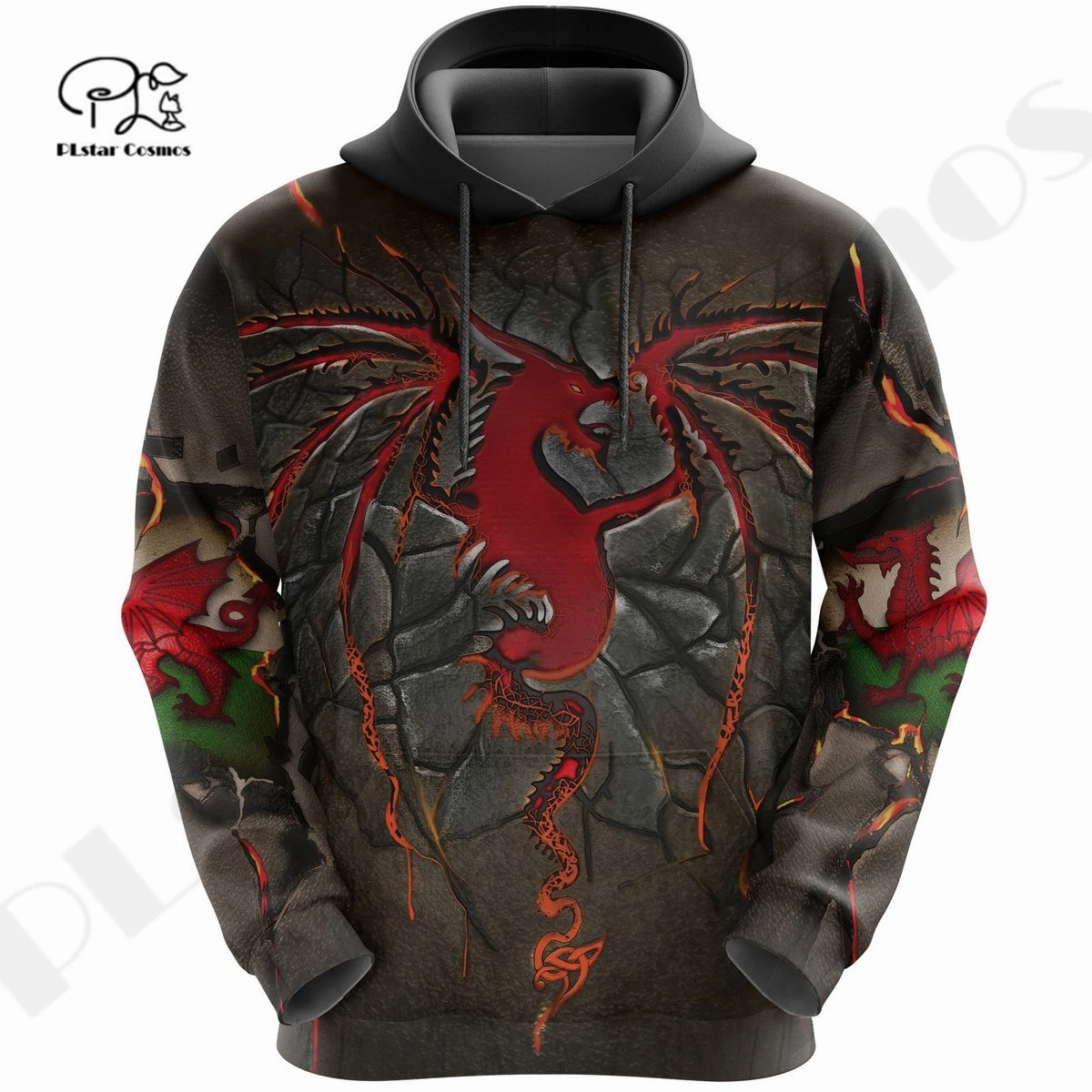 

PLstar Cosmos 3DPrinted Newest Dragon Fire Celtic Art Unique Unisex Men/Women Hrajuku Streetwear Casual Hoodies/Zip/Sweatshirt 1