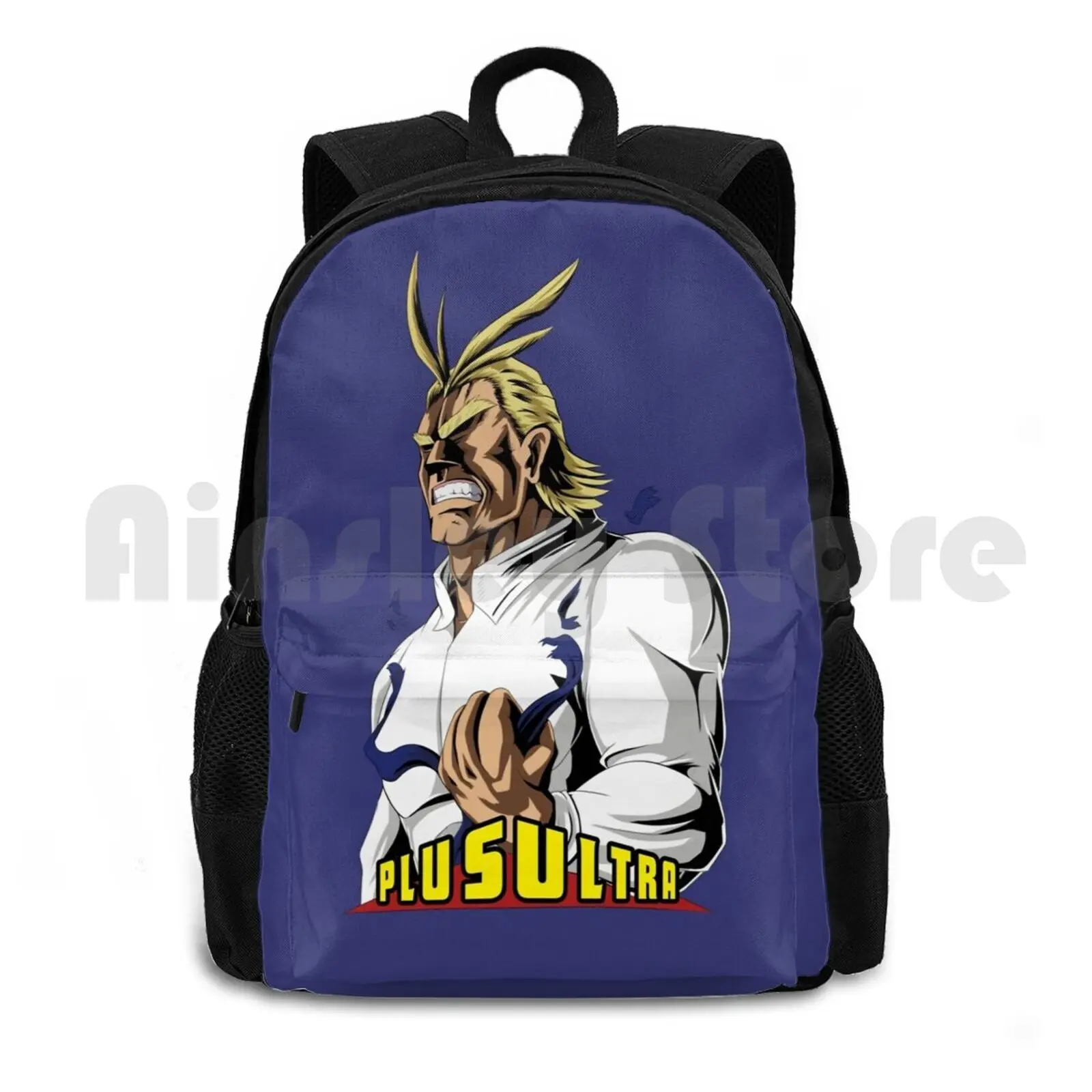 Plus Ultra! Outdoor Hiking Backpack Waterproof Camping Travel All Might Kaislair Momentai Anime Manga Superhero