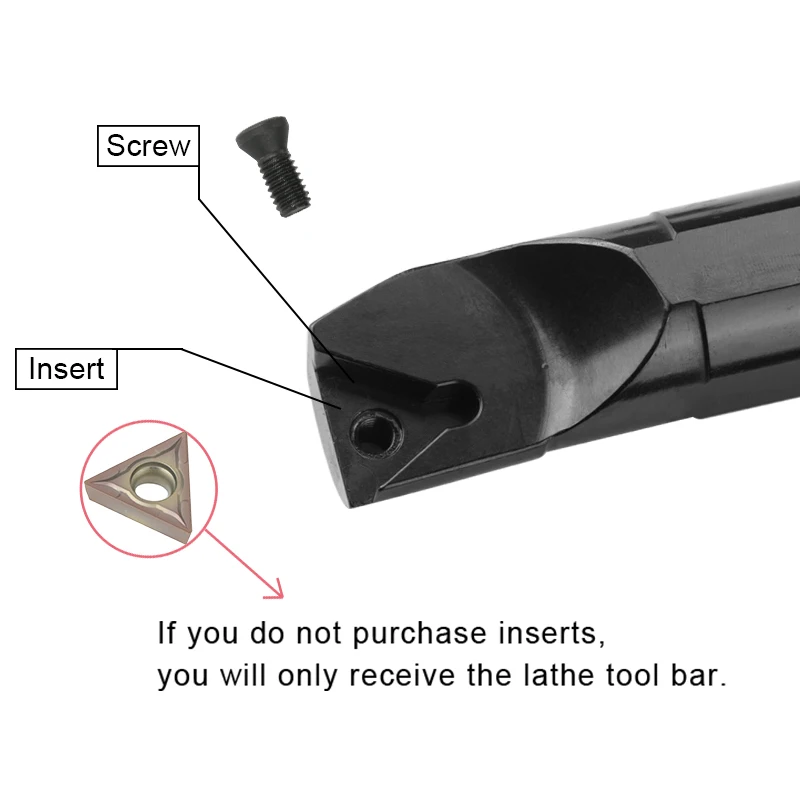 1pc S20R-STFCR16 S25S-STFCR16 Internal Turning Tool Holder TCMT16 Inserts S20R-STFCL16 Lathe Bar CNC Cutting Tools Set