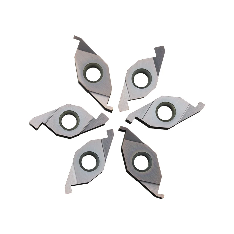 Ferramenta de Ranhura Facial Vc1604r Kt930s Pastilhas de Carboneto 100 150 200 250 Ranhura para Ranhura Interna Ferramenta de Giro com 10 Peças