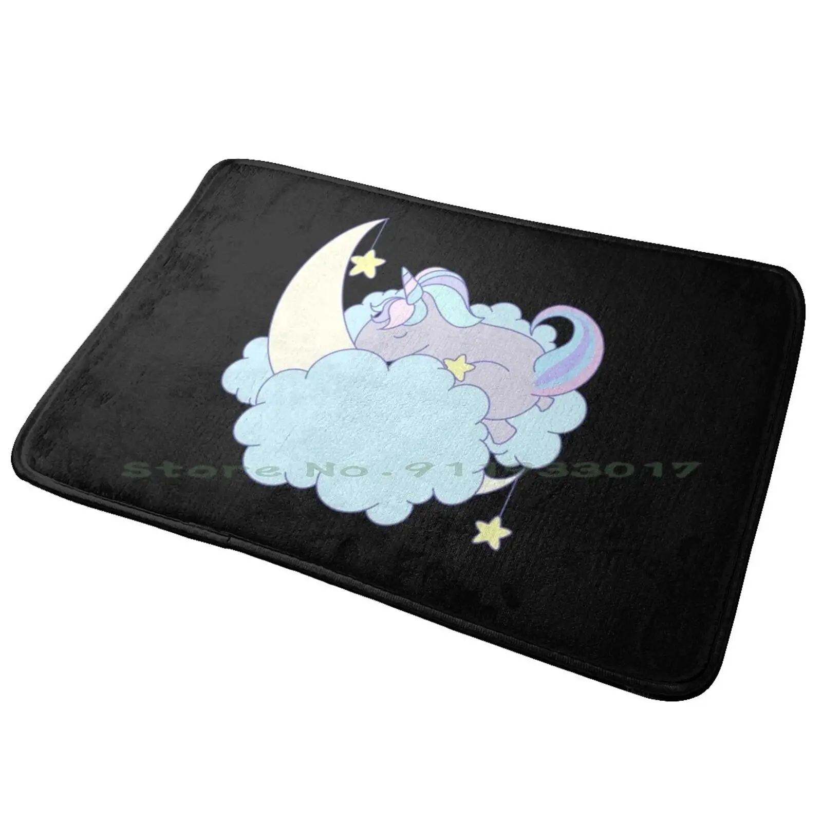 Unicorn Dreaming | Colourful Unicorn | Funny Unicorn Sleeping Entrance Door Mat Bath Mat Rug 1963 Muscle Car C2 Corvette Chevy