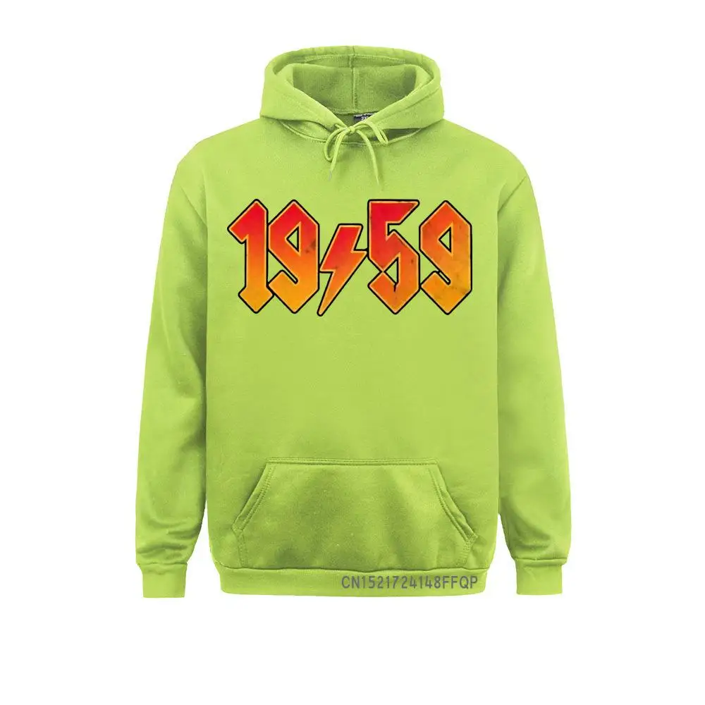 1959 Sweatshirt For Those Who Still Rock Man's Birthday Anniversary Sweatshirts Novelty Soft Designer Coats Party Adult Hoodies