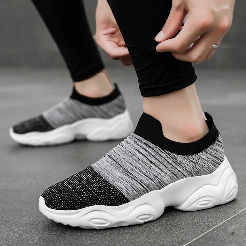 

Increased 35~47 Men's Women Running Socks Sneakers Platform Designer Chunky Casual Sports Tenis Shoes for Men Soft Light Outdoor