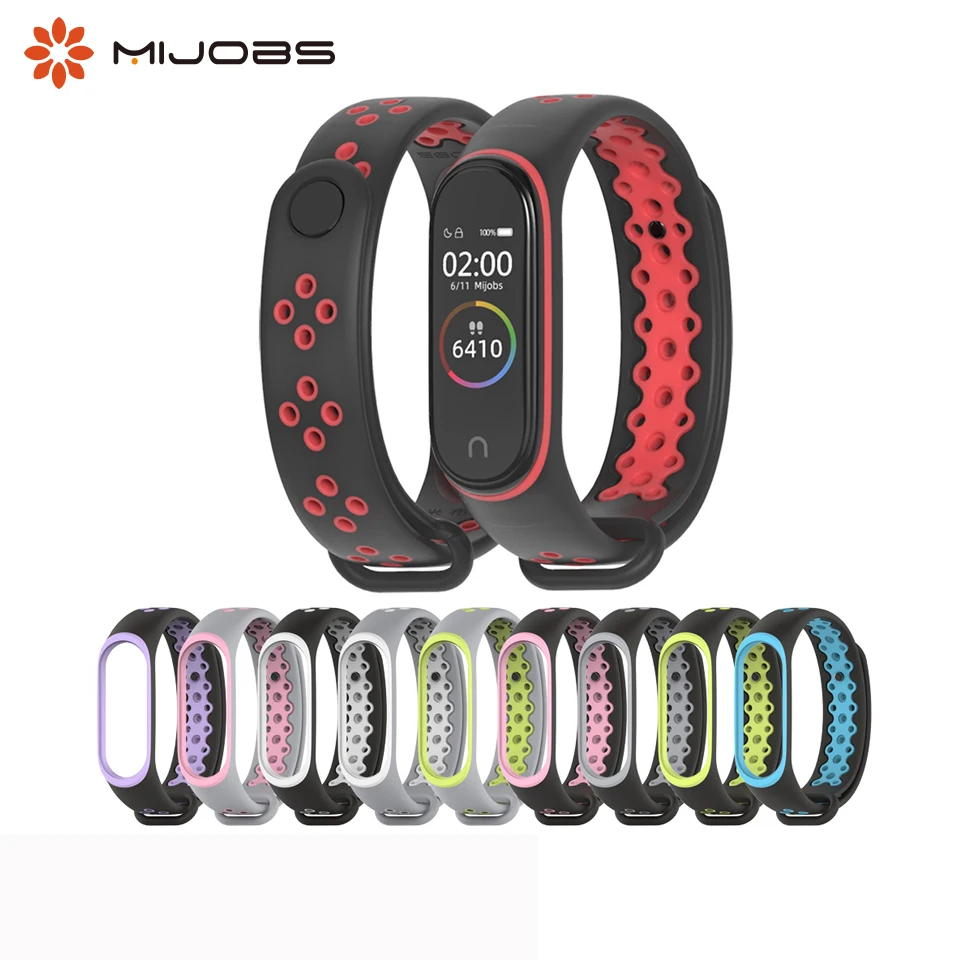 Mi band 4 นาฬิกาข้อมือกีฬาซิลิโคนสำหรับ Xiaomi Mi 3 สร้อยข้อมือ miband 4 อุปกรณ์เสริม Mi 4 สายรัดข้อมือ pulsera BAND