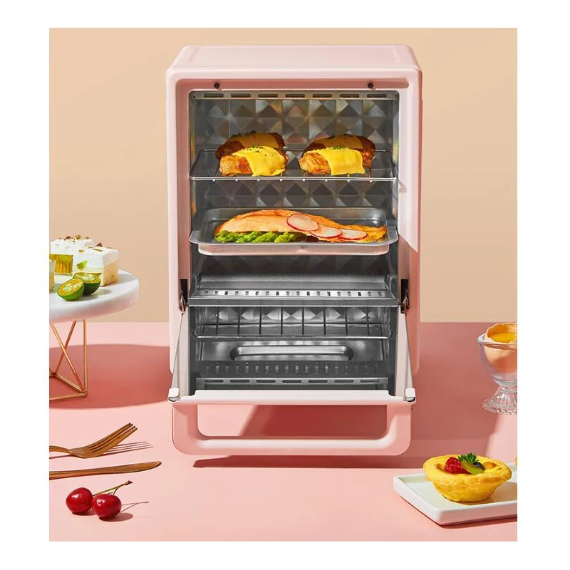 220V 12L Mini Bread Oven Household Small Pizza Cake Tart Oven Kitchen Multifunctional Baking Equipment 220V 800W KX12-V500XK