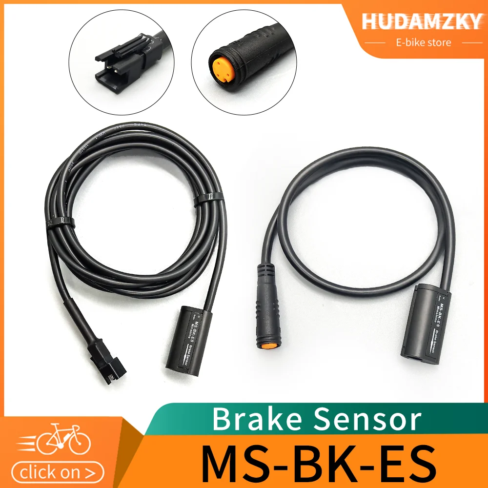 MS-BK-ES Ebike Sensor Rem SM atau Konektor Tahan Air untuk Sepeda Listrik Daya Potong Aksesori Sepeda Listrik